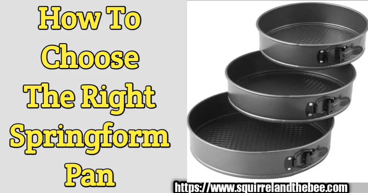 How To Choose The Right Springform Pan