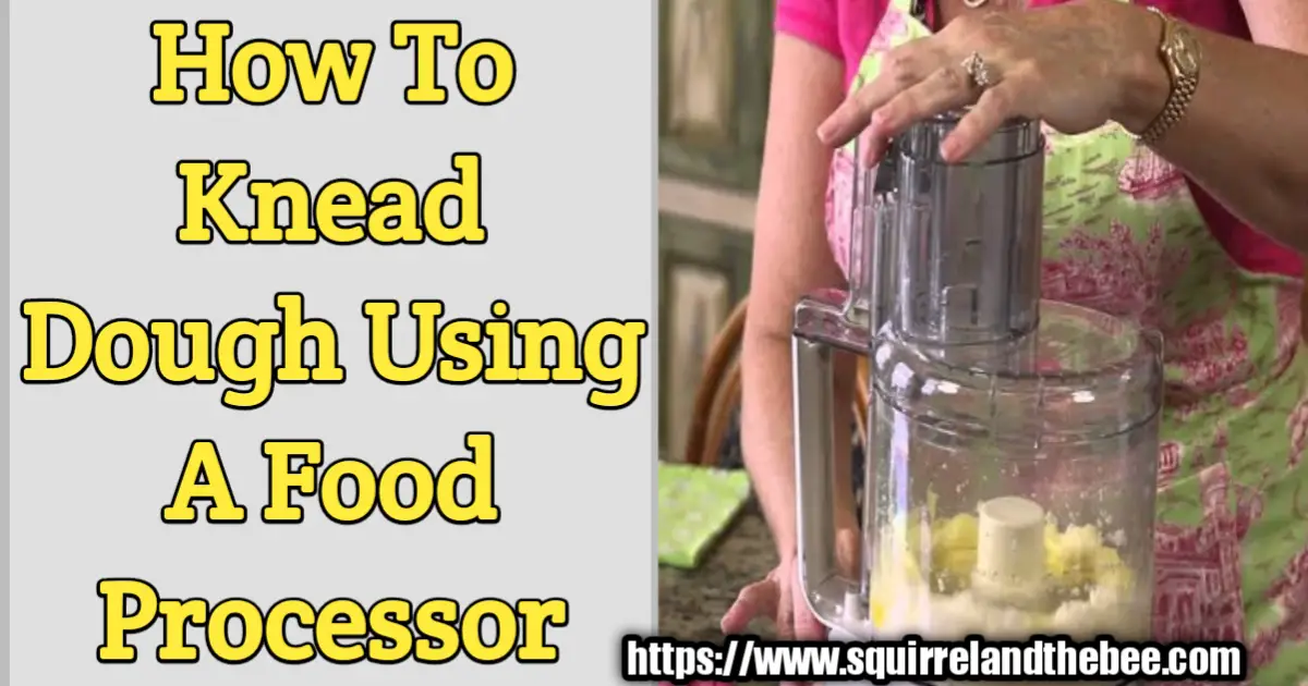 How To Knead Dough Using A Food Processor