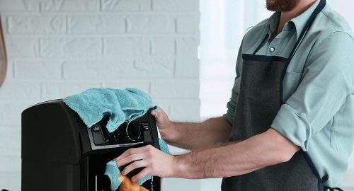 how to clean a power xl air fryer