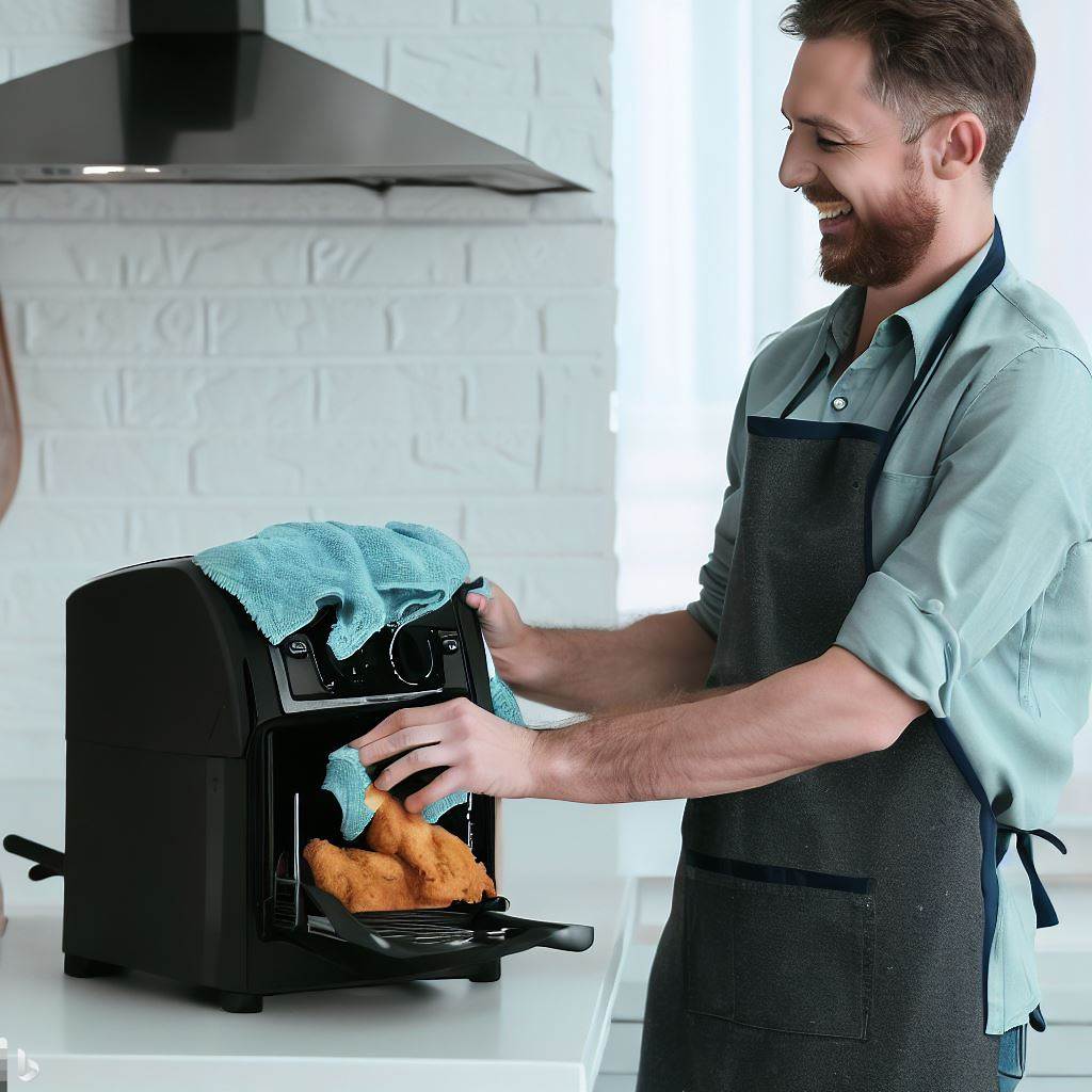 how to clean a power xl air fryer